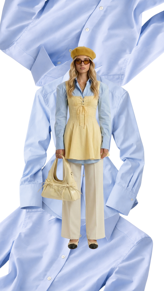 Blusa Charlotte Puff – Camisa blanca elegante con mangas abullonadas | Kprichic