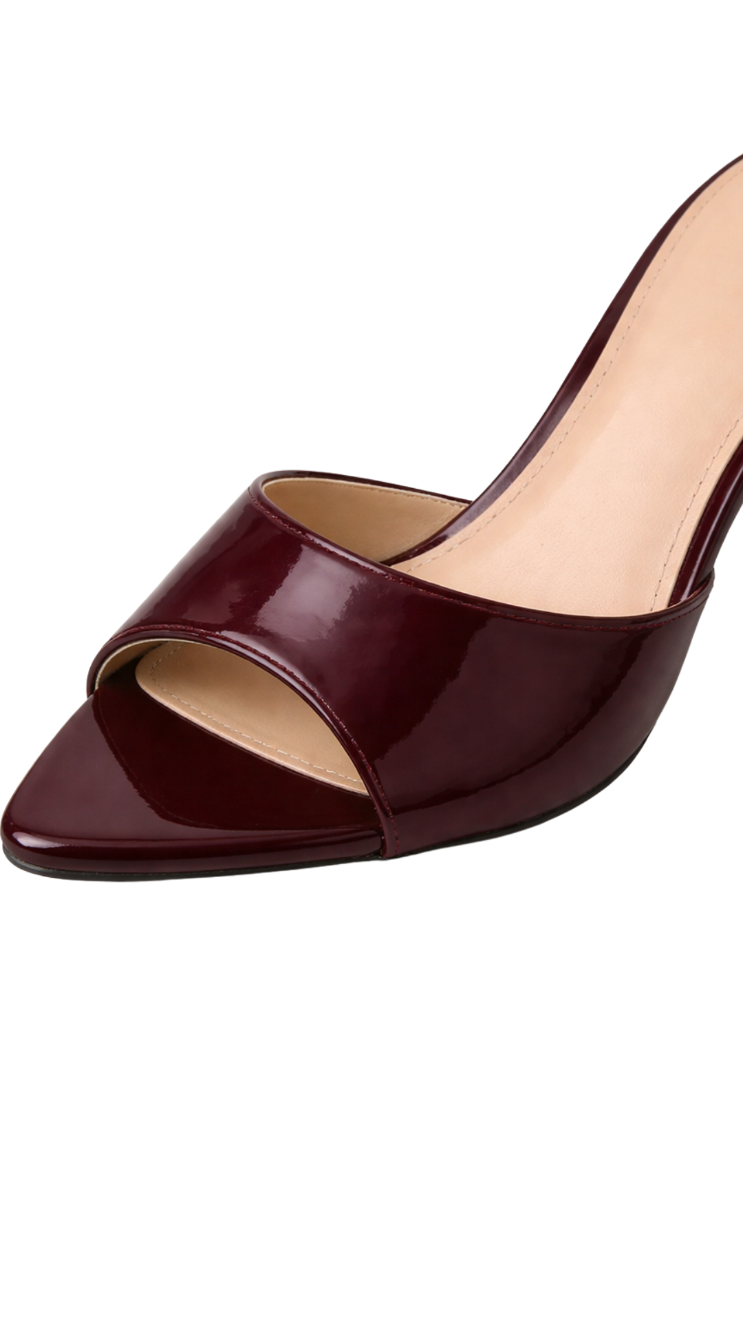 Sandalias Mirage Heel – Tacón alto efecto espejo con punta fina | Kprichic