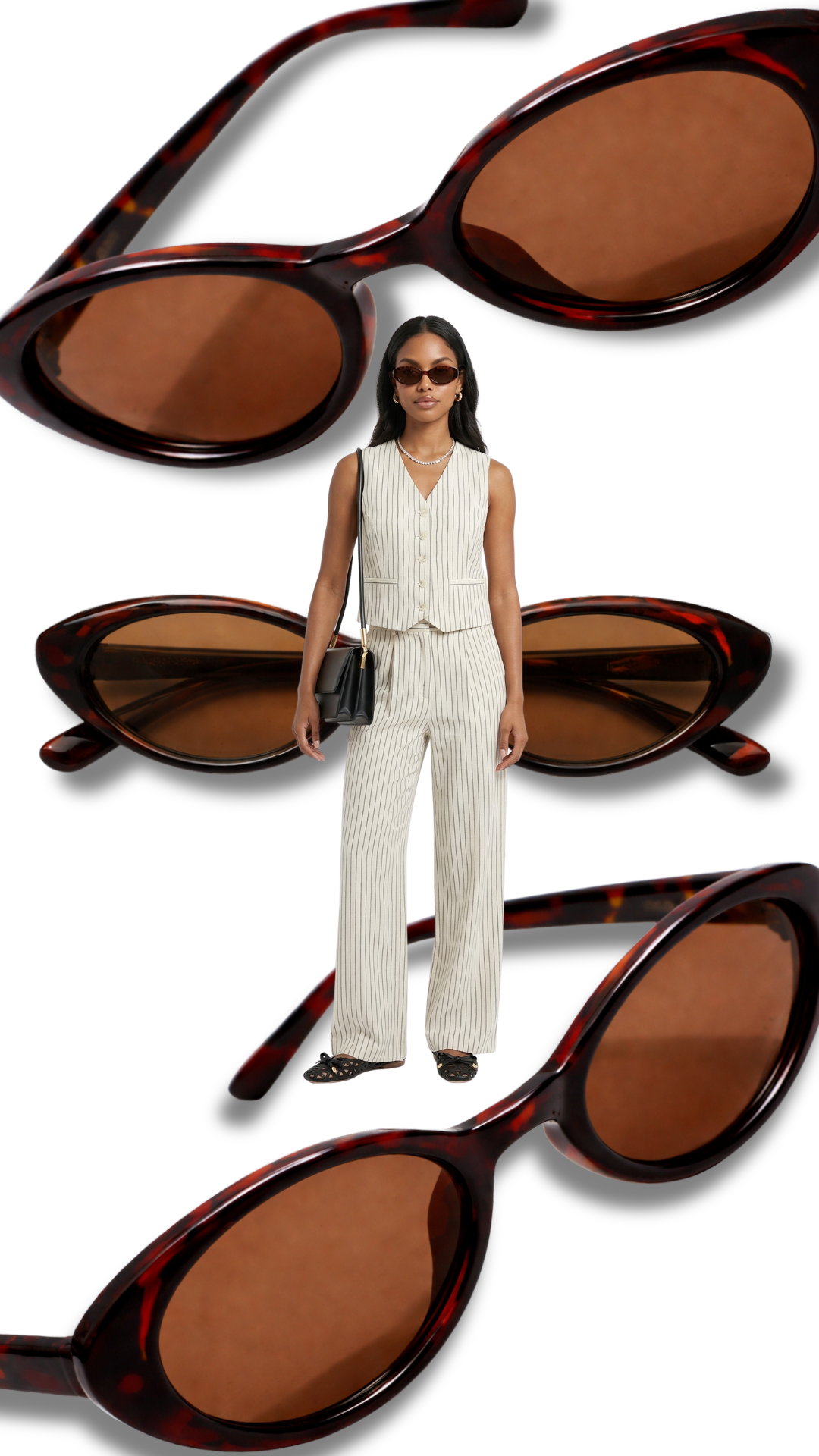 Gafas Riviera Oval – Estilo Leopardo Elegante | Kprichic