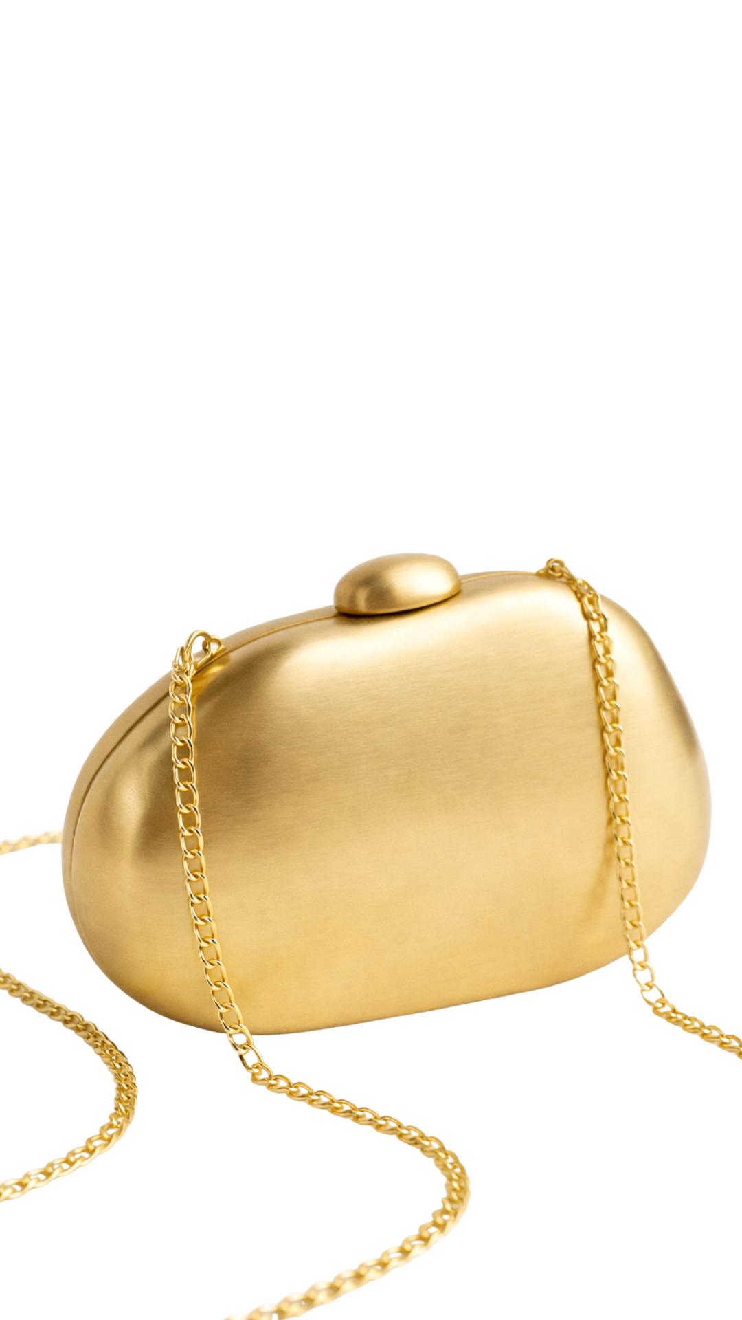 Bolso Shell Mirage dorado – Clutch efecto espejo para eventos | Kprichic