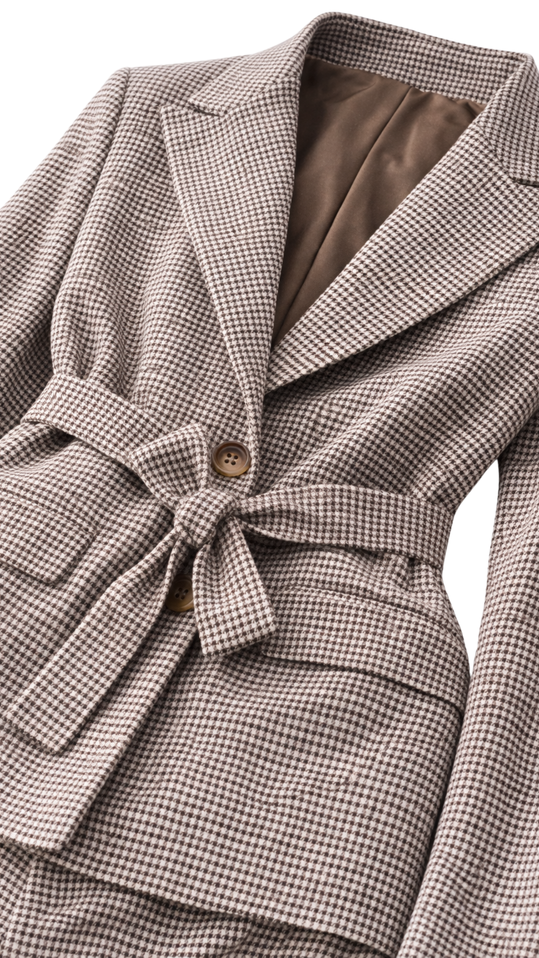 Conjunto Windsor – Blazer y shorts a cuadros estilo retro elegante | Kprichic